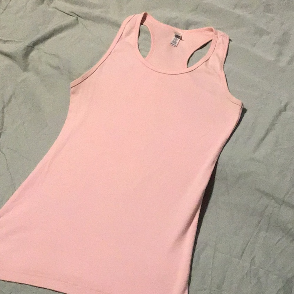 Light Pink Racerback Tank Top